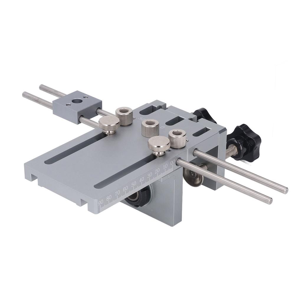 3 in 1 Dowel Jig Kit 6 8 10mm Drilling Sleeves Self Centering Quick Release Adjustable Dowel Drill Guide Locator