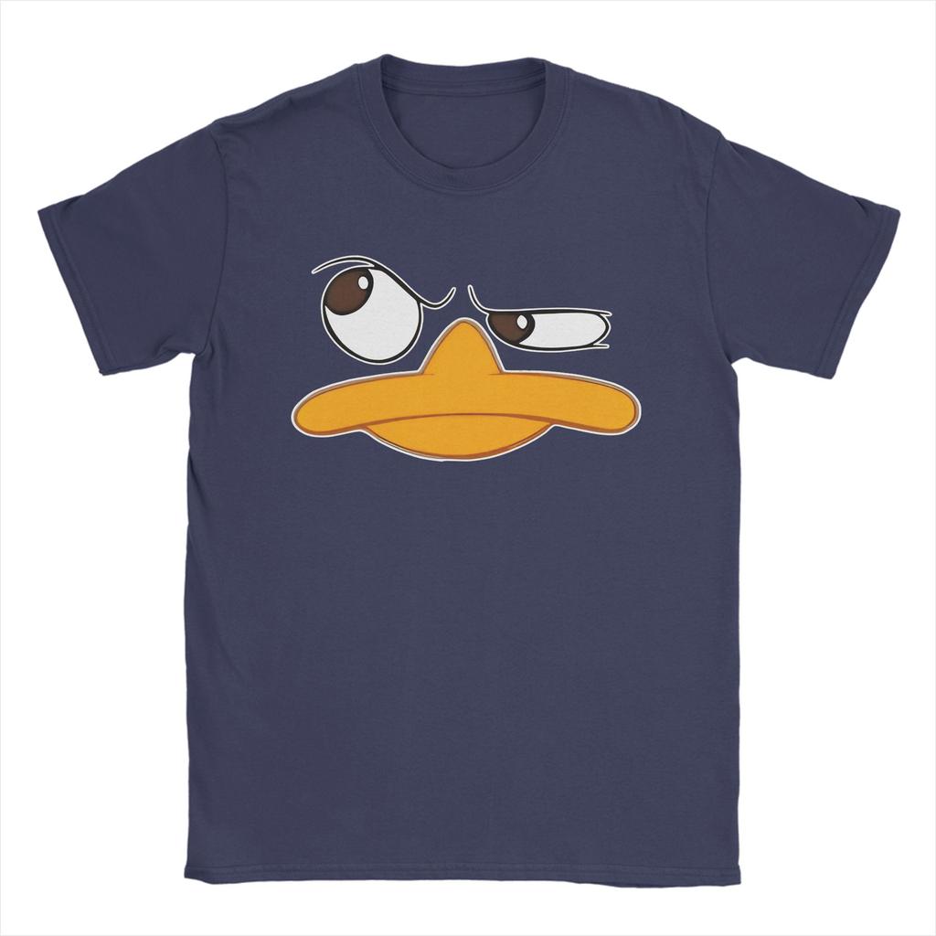 Harajuku T Shirt Summer Perry The Platypus Funny Duck Cartoon Novelty TShirts Cotton Tee Shirt Unisex Y2K Short Sleeve Clothing