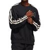 Adidas Sweatshirts Men's Black Crew Neck Moderate Regular GH4779