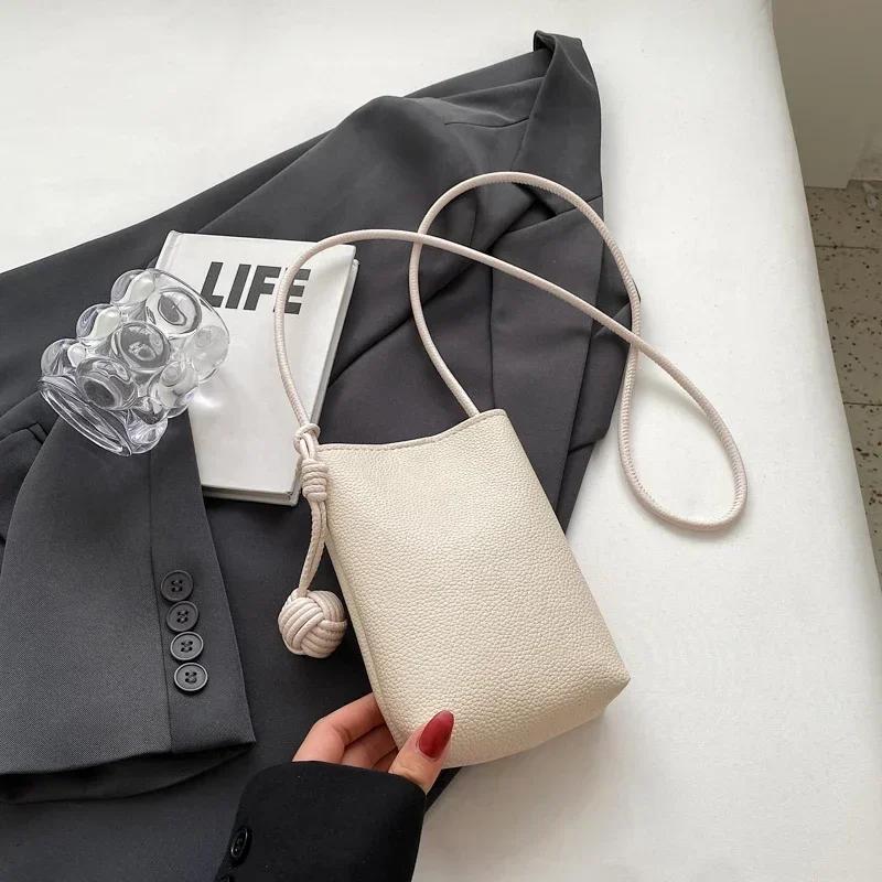 Women Leather Small Crossbodys Bag Fashion Cell Phone Purse Lightweight Shoulder Handbag Ladies Travel Casual Mini Bag
