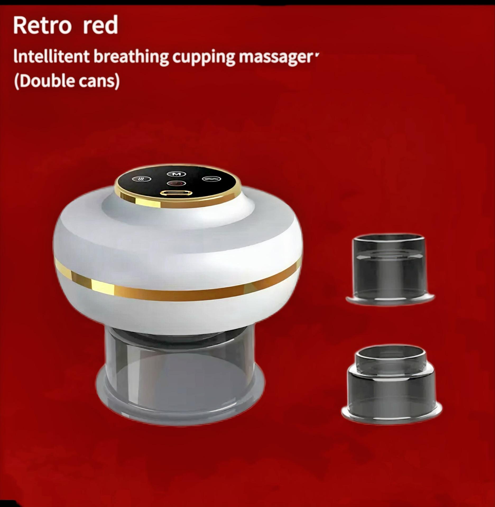 

Электрическая массажная машина для вакуумной терапии Гуа Ша, вакуумные присоски, антицеллюлитный массажер для тела с отрицательным давлением для скребкового массажа белый