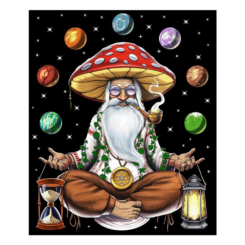 Obca Kobieta Żaba Budda Zen Joga Medytacja Plakat Wydruki Sztuka Ścienna Płótno Malarstwo Zabawne Zdjęcia Salon Wystrój Domu Cuadros