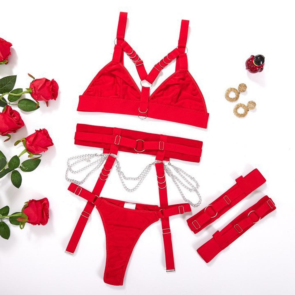 Women's Sleepwear Spaghetti Strap Dress Transparent Sexy Nightgowns Lace Pajamas Sexy Set Lingerie