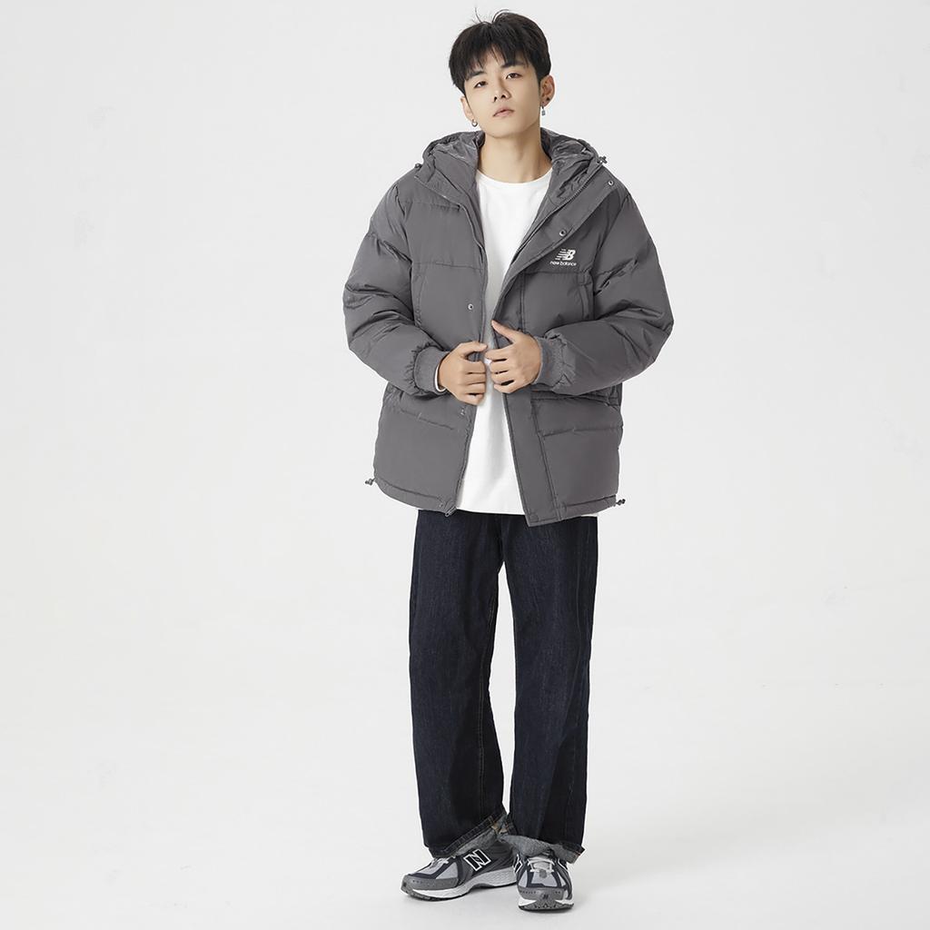 New Balance Warm Down Jacket Asia Sizing 'Grey' Men's AMJ23344-ZNC