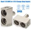 Universal Car Audio Modified Wire Power Supply O-Type Terminal Block Aluminum Alloy Connector Auto Audio Amp Input Reducer