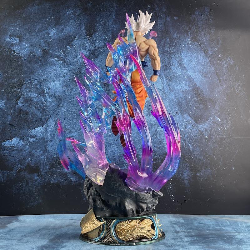 25cm Dragon Ball Anime Figure Son Goku Ultra Instinct Super Saiyan Figurine Statue Pvc Statue Model Ornament Collection Toy Gift