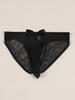 Butler Waiter Cosplay Lingerie Men'S Bow Briefs Sexy Oil Glossy Elephant Nose Panties Elastic Sheer Separate Pouch Underwear