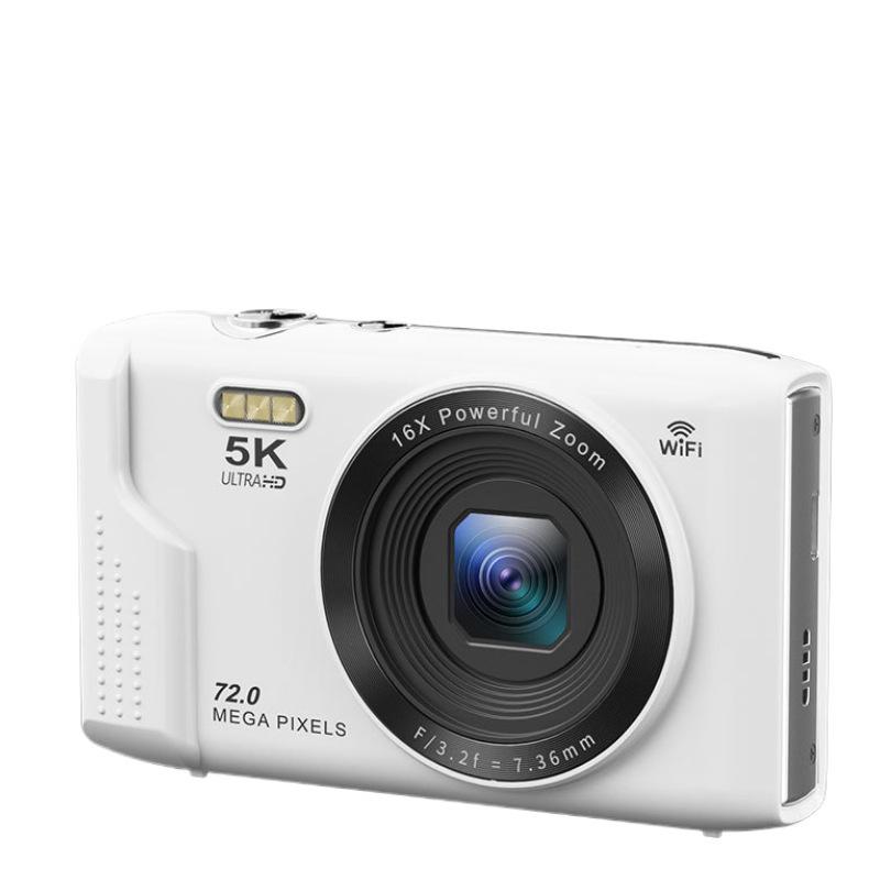 5K HD CCD Digital Mini Selfie Camera for Students and Home Use