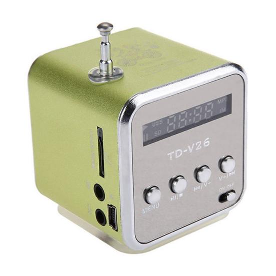 AUX TD-V26 přenosný mini FM TF zvukový stereofonní rádiový reproduktor