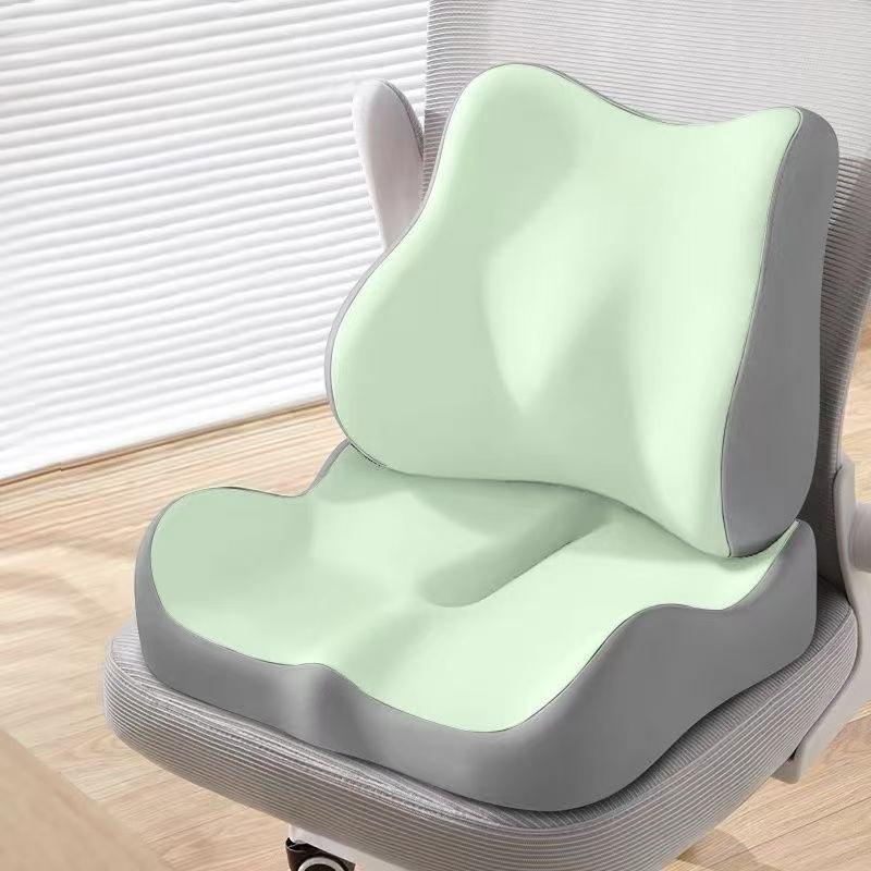 Thickened and hollowed-out seat cushion for hip and waist protection,lumbar support for the seat,comfortable for long-term sit