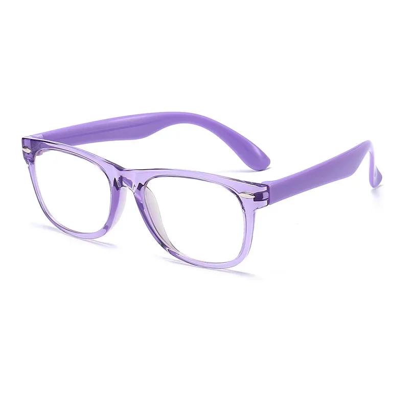 Anti blue Light Kids Glasses TR90 Children Optical Frame Eyeware Boy Girls Computer Transparent Blocking Eyeglasses UV400