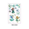 Fairy Tale Glitter Tattoo Stickers: Waterproof Butterfly, Unicorn & Bear Designs