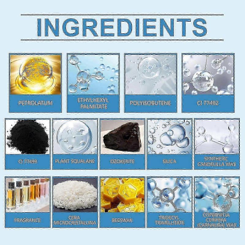 Hoegoa brown hair stick, covers silver hair, natural hair, disposable color touch-up with comb, portable hair cream