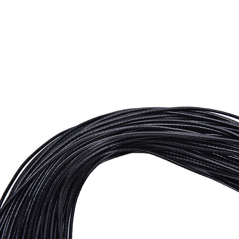 100Pcs Wax Line Necklace Pendant Charms Cord Beads String Lobster Strap Rope Diy