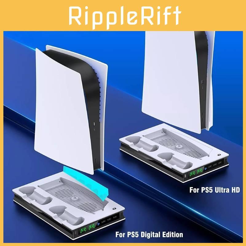 Versatile Ps5 Gaming Console Cooling Stand With Fan And Charging Dock For Ps5