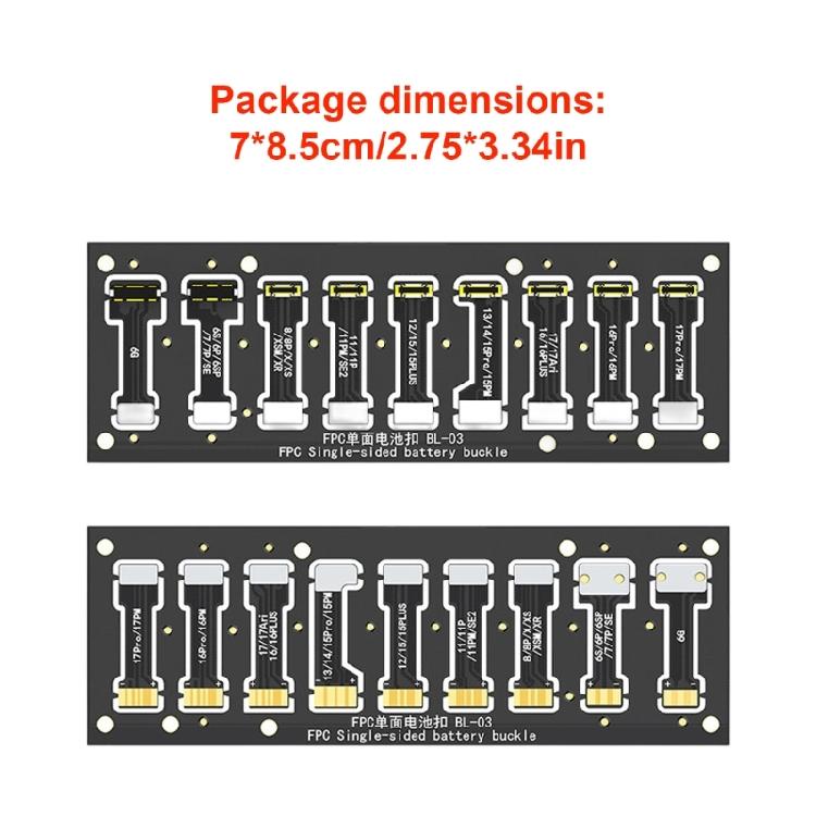 Flexible FPC Battery Ribbon Cable Battery Buckles for Phone Full Series Gold Plated Pin and Stable Power Supply