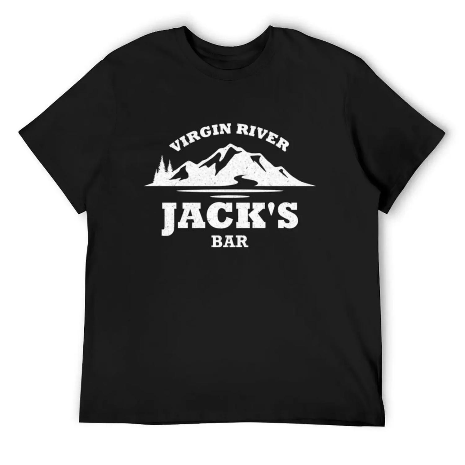 

Jack_s Bar, Virgin River T-Shirt cheap stuff Clothing cotton graphic tees fruit of the loom mens t shirts S