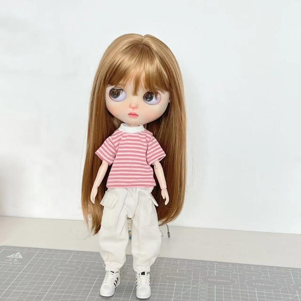 Fashion 1/6 Blythe Doll Clothes Sweater Set Barbir Doll Replace Clothes Ob24 Doll Outfit Accessories No Socks