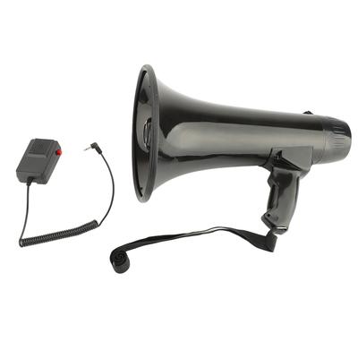 Portable Megaphones Adjustable Volume Control Horn Handheld Loudspeaker with Microphone for