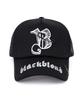 BLACKBLOND Vividi Sketch Logo Trucker Mesh Cap (Black)