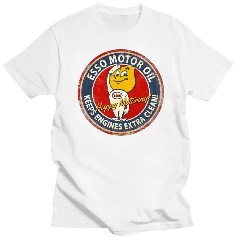 Esso Logo Retro Gas Öl T-Shirt
