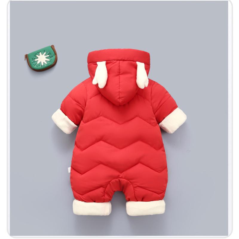 Salopetă pentru nou-născut Bebeluş iarnă Plus Salopetă groasă Salopete fetiţe Palton pentru copii mici Salopete de iarnă de toamnă Salopete pentru copii Îmbrăcăminte exterioară pentru copii Costum de zăpadă