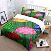 Colorful Umbrella Set for Rain Soft Comfortable Duvet Cover Bedding Set Included 1*Duvet Cover & 2*Pillowcases Gift