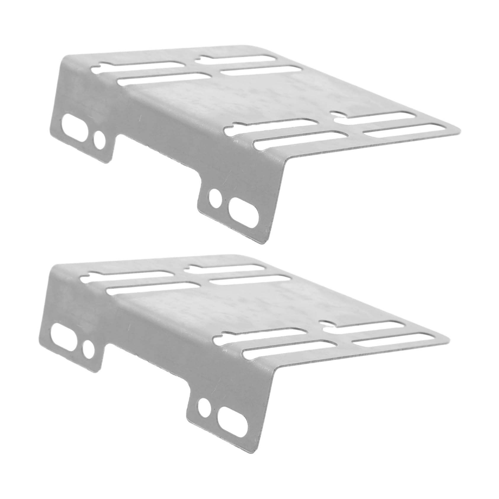 

VORCOOL 2 Pcs Universal Double Dinker Stereo Mounting Kit with Iron Body Bracket for Headboard Mounting and Audio Correction серебряный