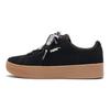 Puma Vikky Platform Ribbon Fashion Durable Low-Top Sneakers Women sneakers Black Brown 365314-01