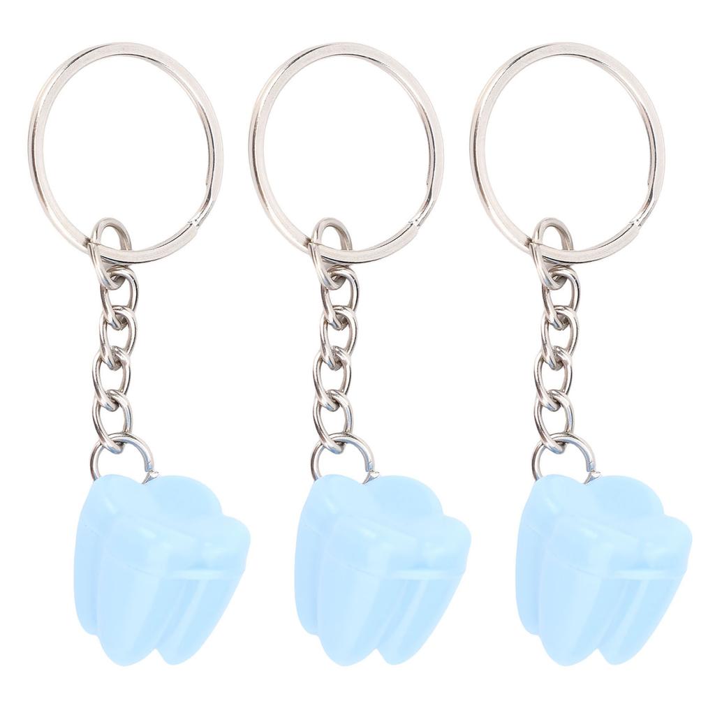 20pcs Baby Teeth Box Keychain Tooth Case Portable Milk Teeth Holder for Kids
