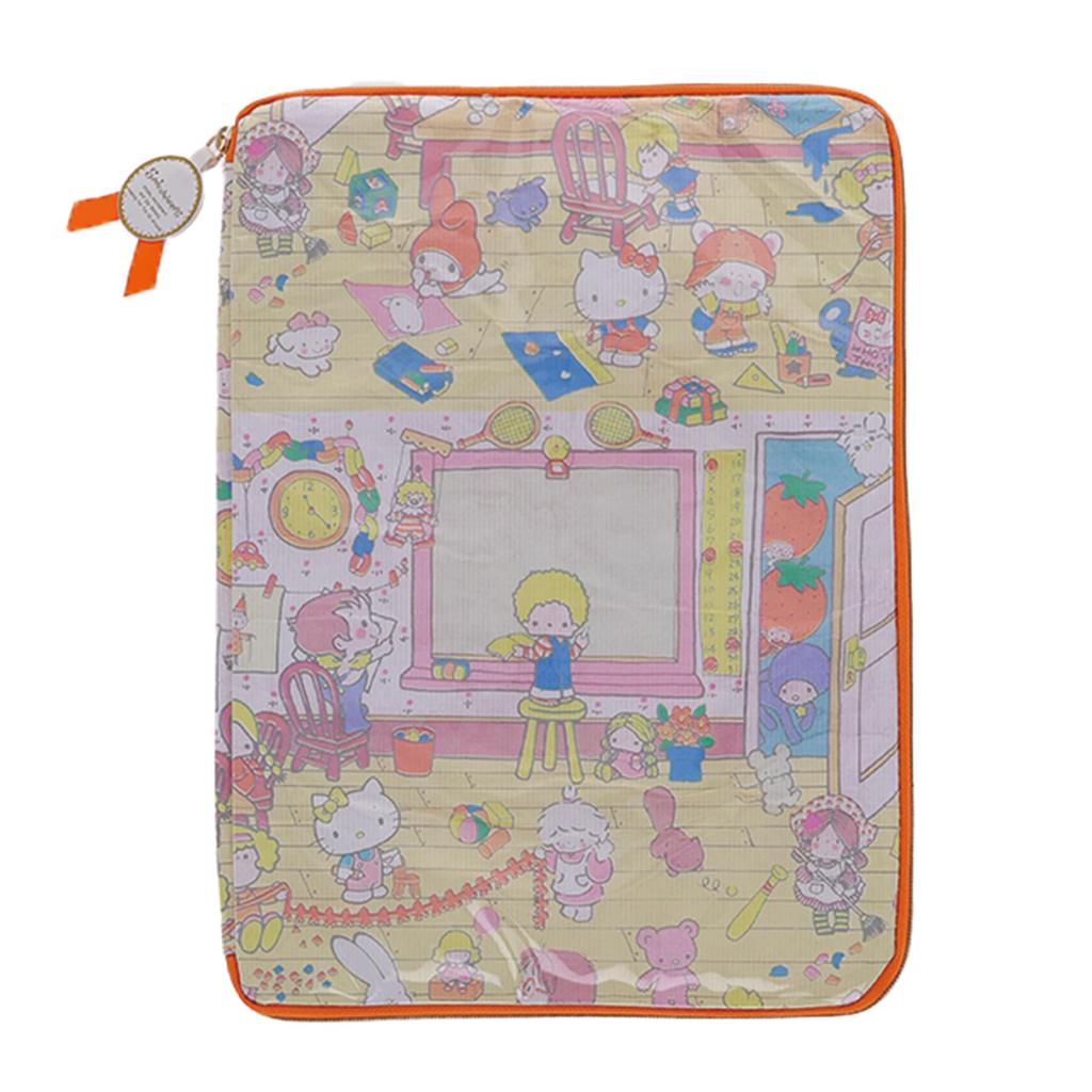 Marushin Tablet Sanrio Wrapping 3825009900 Case, Characters, Orange,