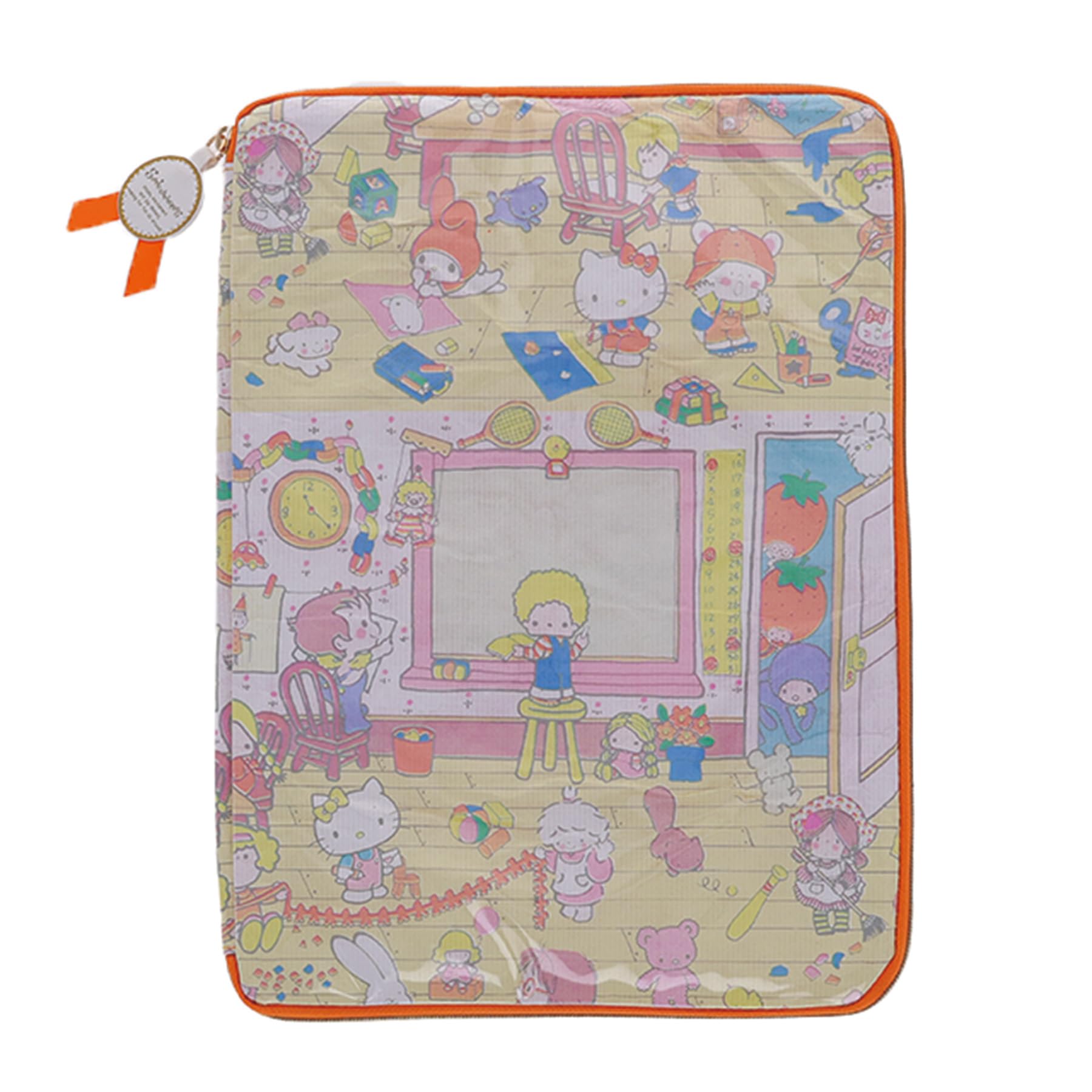 Marushin Tablet Sanrio Wrapping 3825009900 Case, Characters, Orange,