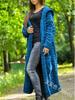 2026 European & American Hooded Cable Knit Cardigan: Autumn/Winter Women's Lazy Style Sweater