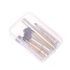 1Set Double Ended Mini Makeup Brush Set Contour Concealer Cosmetic Tool New Eyeshadow Brush  Travel