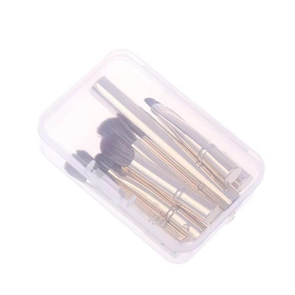 1Set Double Ended Mini Makeup Brush Set Contour Concealer Cosmetic Tool New Eyeshadow Brush  Travel