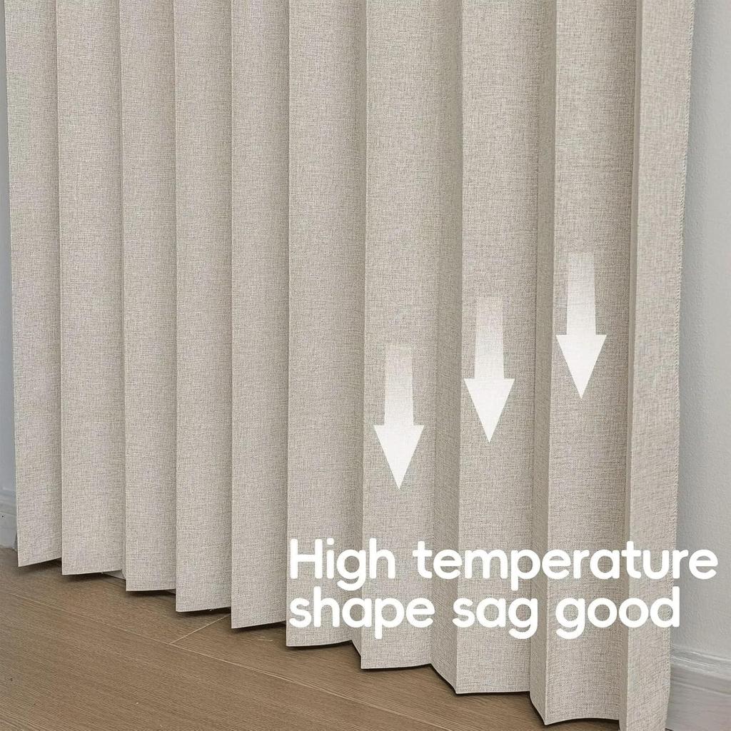 Blackout Accordion Style Magnetic Screen Door 100x230cm/39.4x90.6in for Closet Pleated Folding Doorway Curtain Accordion Door Interior Room Divider