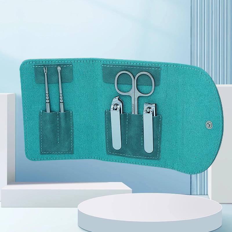 Compact Beauty Nail & Eyebrow Trimming Nano Glass File Set