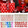 Christmas candy ball ornaments 6PCS plastic with glitter finish for decorative hanging on trees at holiday parties