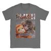 Leisure Punch Monkey Cute TShirts for Unisex Crew Neck Cotton T Shirt Short Sleeve Tees Summer Clothes