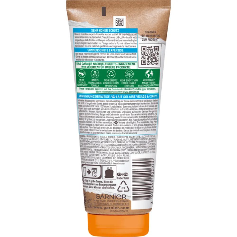 Garnier Sensitive Expert+ LSF 50+ Sun Milk 175ml