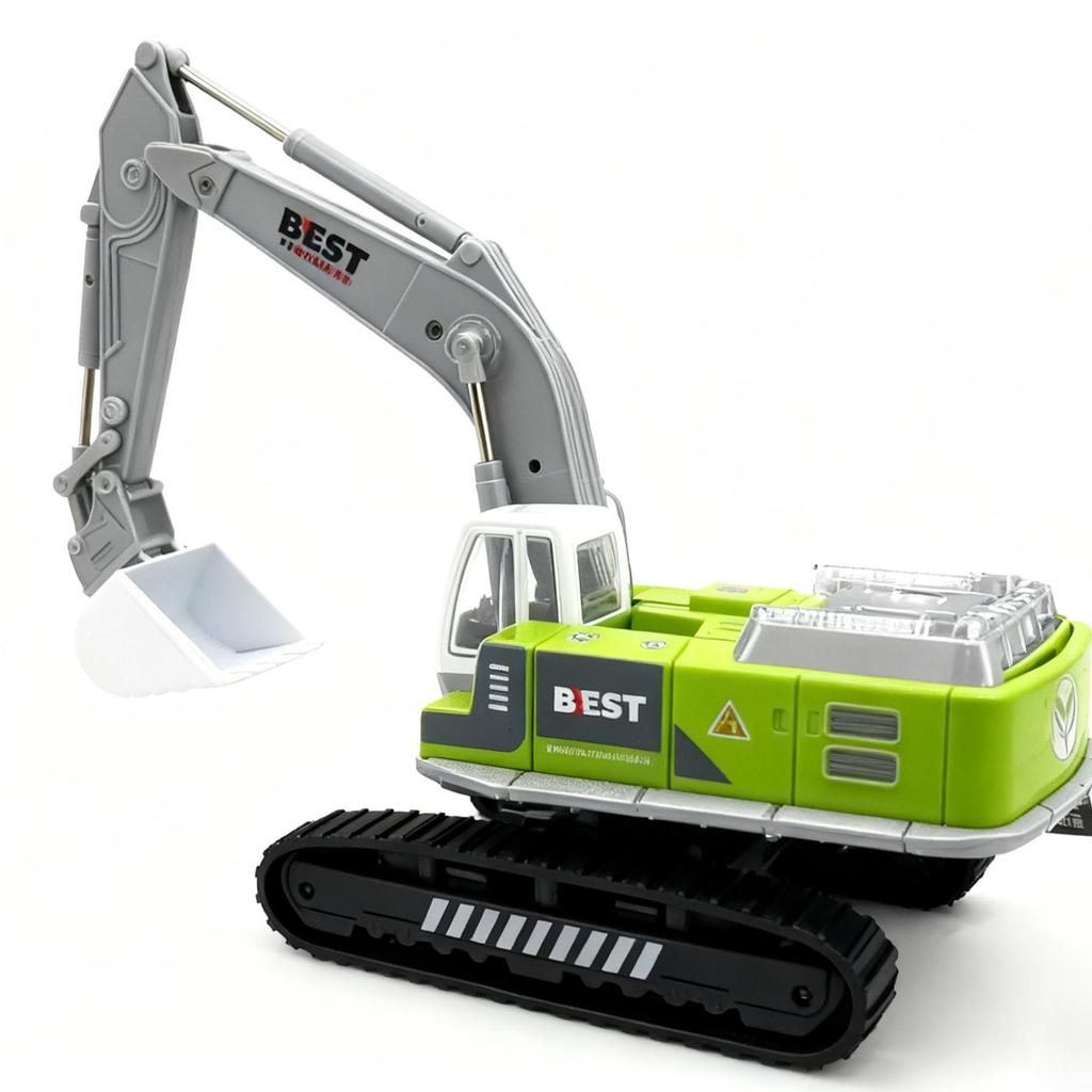 Alloy ABS Drop-Resistant Toy Forklift Construction Set for Boys Ages 3-6