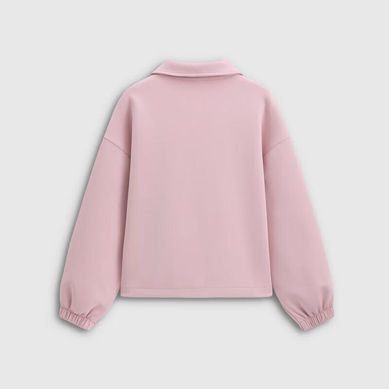 GAP Women's Script Logo Quarter-Zip Sweatshirt