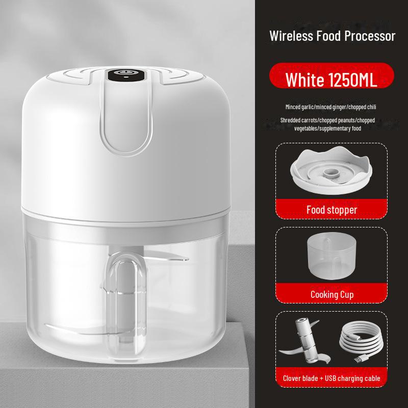 Wireless Mini Garlic Masher - Multi-function Automatic Cooking Tool