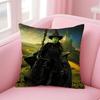 Epic Classic Dark American Movie WWicked Cushion Cover Pillowcase Short Plush Invisible Zipper Room Sofa Cushion Cover