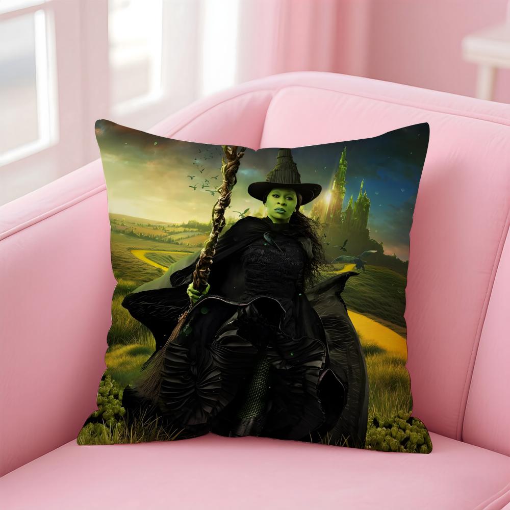 Epic Classic Dark American Movie WWicked Cushion Cover Pillowcase Short Plush Invisible Zipper Room Sofa Cushion Cover