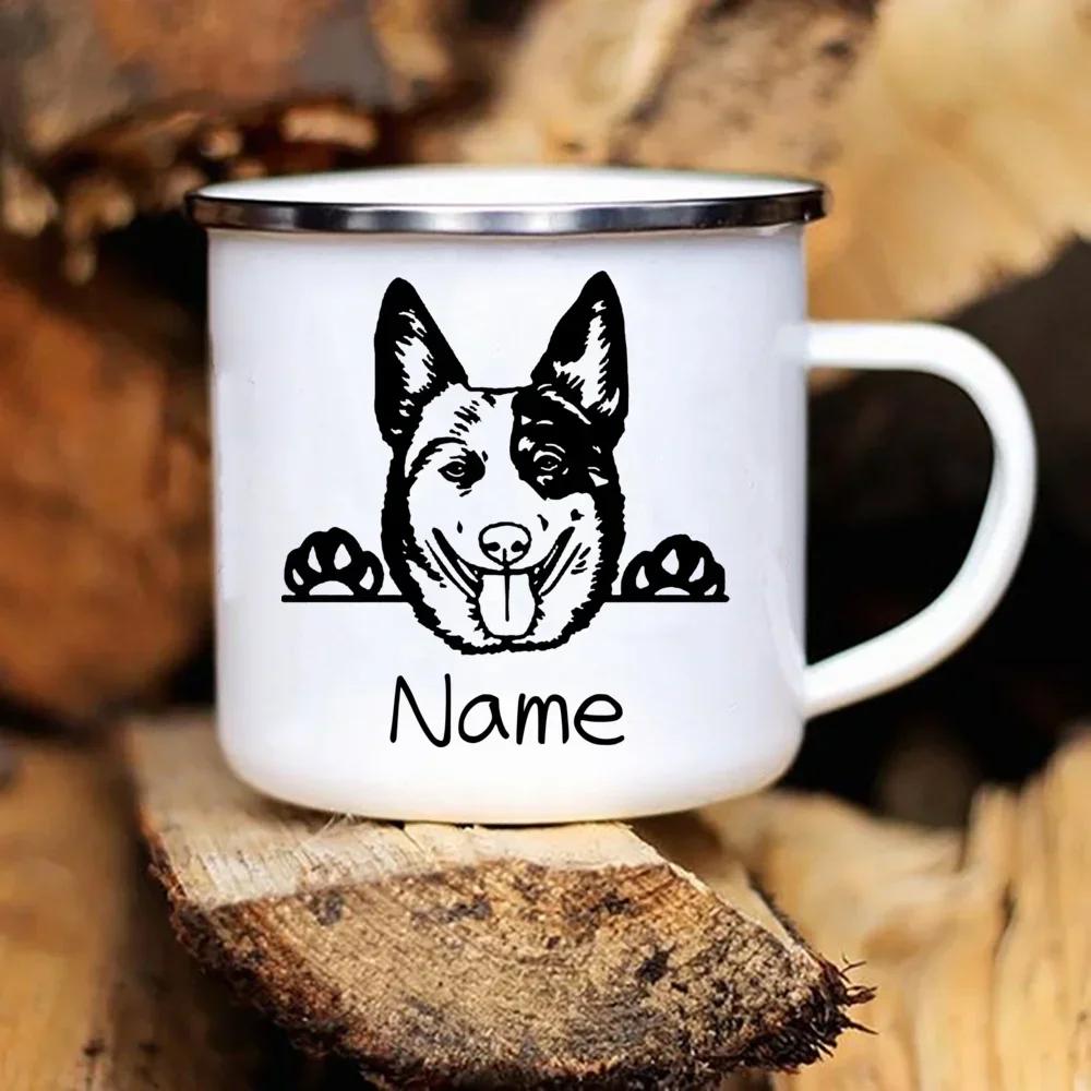 Personalized Pets Enamel Mug Custom Cup Funny Cups of Coffee Cup for Tea Beer Mugs Drinkware Rare Travel Cute Original Unusual