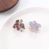 Small Women Elegant Flower grab clip Hair accessories Acetic acid Hair Claw Versatile hairpin