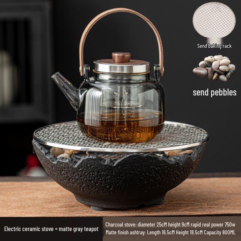 Electric Ceramic Tea Maker Set