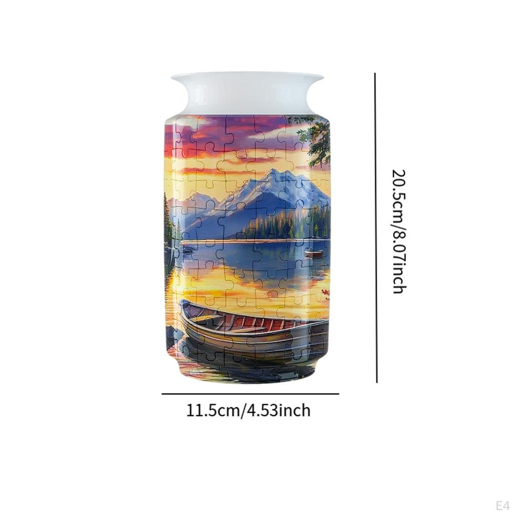 3D květinová aranžmá puzzle váza pro stolní dekoraci