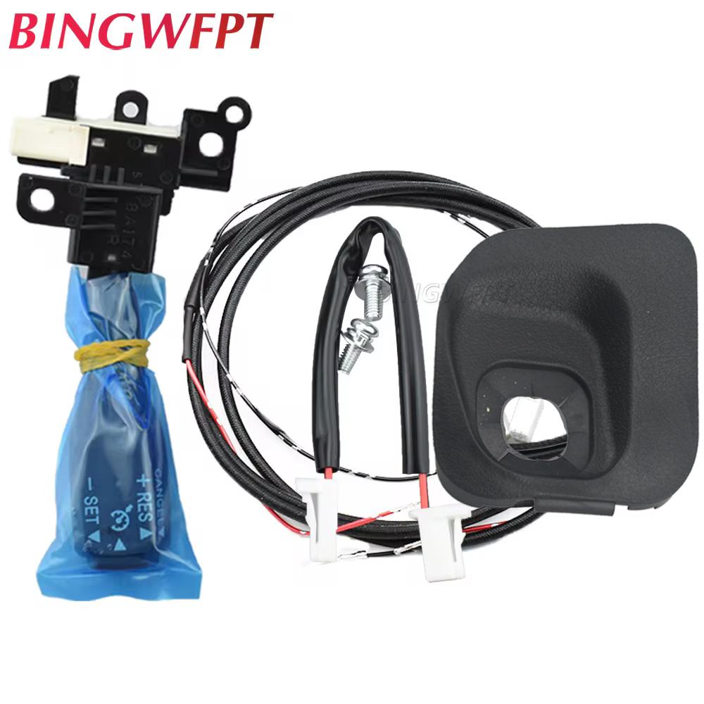 Steering Wheel Cruise Control Switch 84632-34011 With Cover 45186-58040-B0 84632-0F010 For Toyota Alphard ANH20 2008-2014